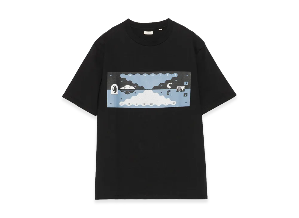 nanamica D.W.S. Graphic Tee "Black"