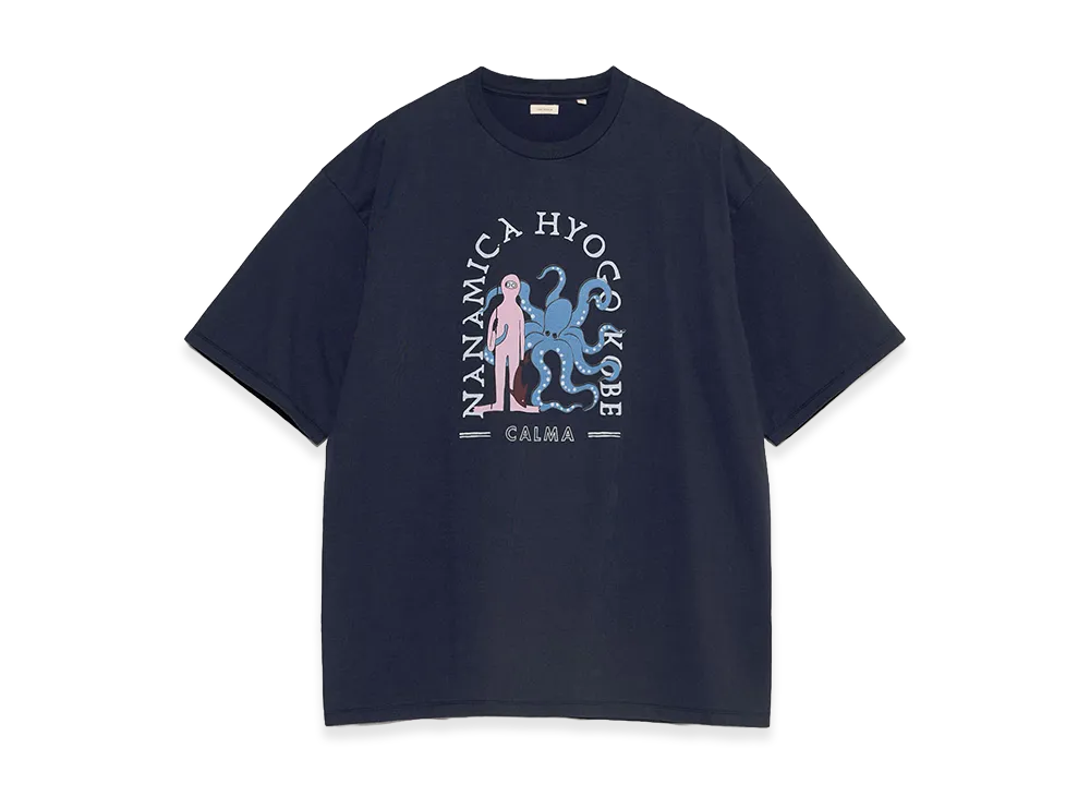 nanamica Kobe Graphic Tee "Navy"