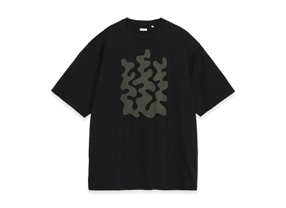 nanamica Yama Graphic Tee "Black"