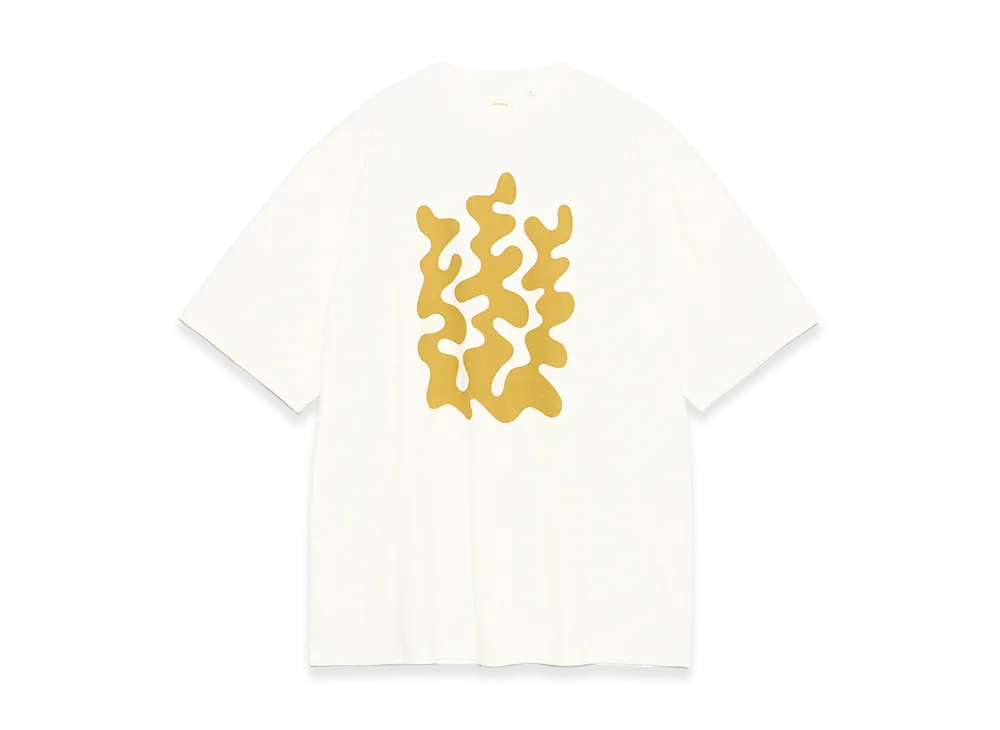 nanamica Yama Graphic Tee "Off White"