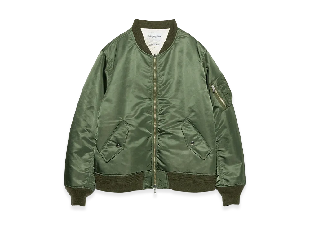 nanamica x NOMARYTHM TEXTILE Reversible Flight Jacket "Olive"