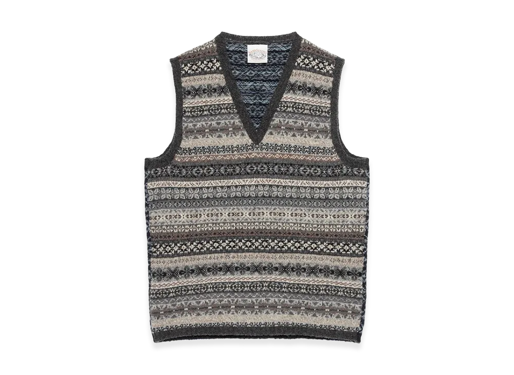 nanamica x JAMIESON'S Vest "Gray Mix"