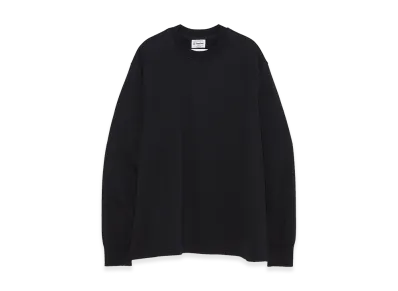 nanamica x Yonetomi Us Sea Island Yoko-Marudo Knit L/S Tee "Black"