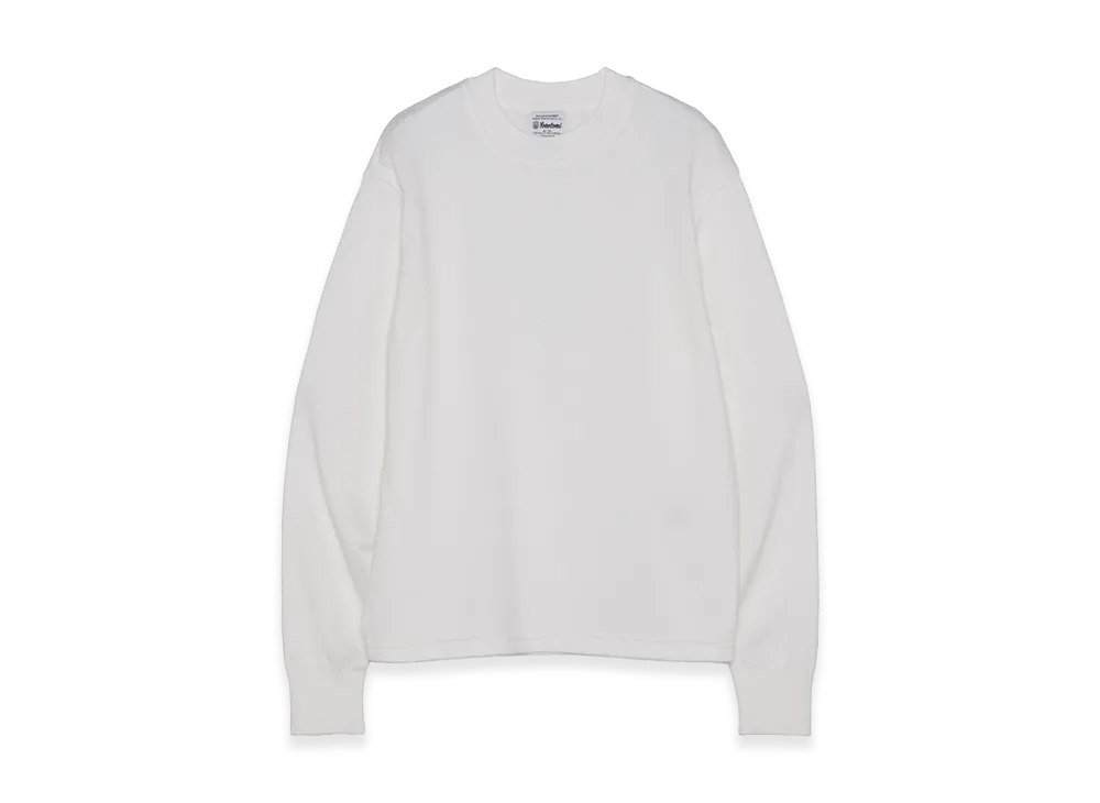 nanamica x Yonetomi Us Sea Island Yoko-Marudo Knit L/S Tee "White"