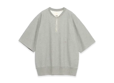 nanamica Harf Zip Sweat "Heather Gray"