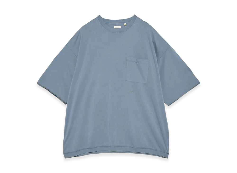 nanamica OOAL Pocket Tee "Blue Gray"