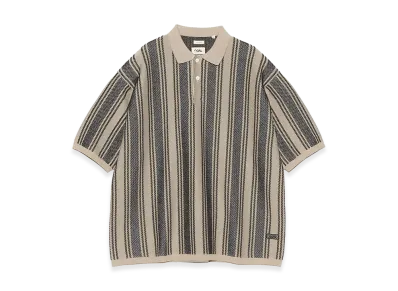 nanamica Knit Polo Sweater "Charcoal"