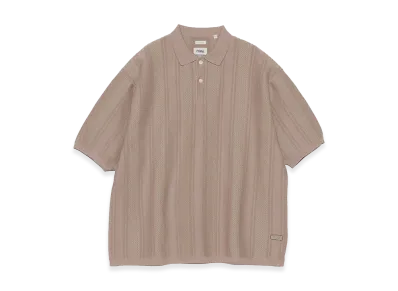 nanamica Knit Polo Sweater "Beige"