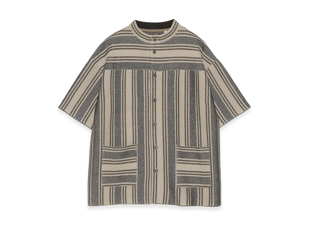 nanamica S/S Knit Shirt Jacket "Charcoal"