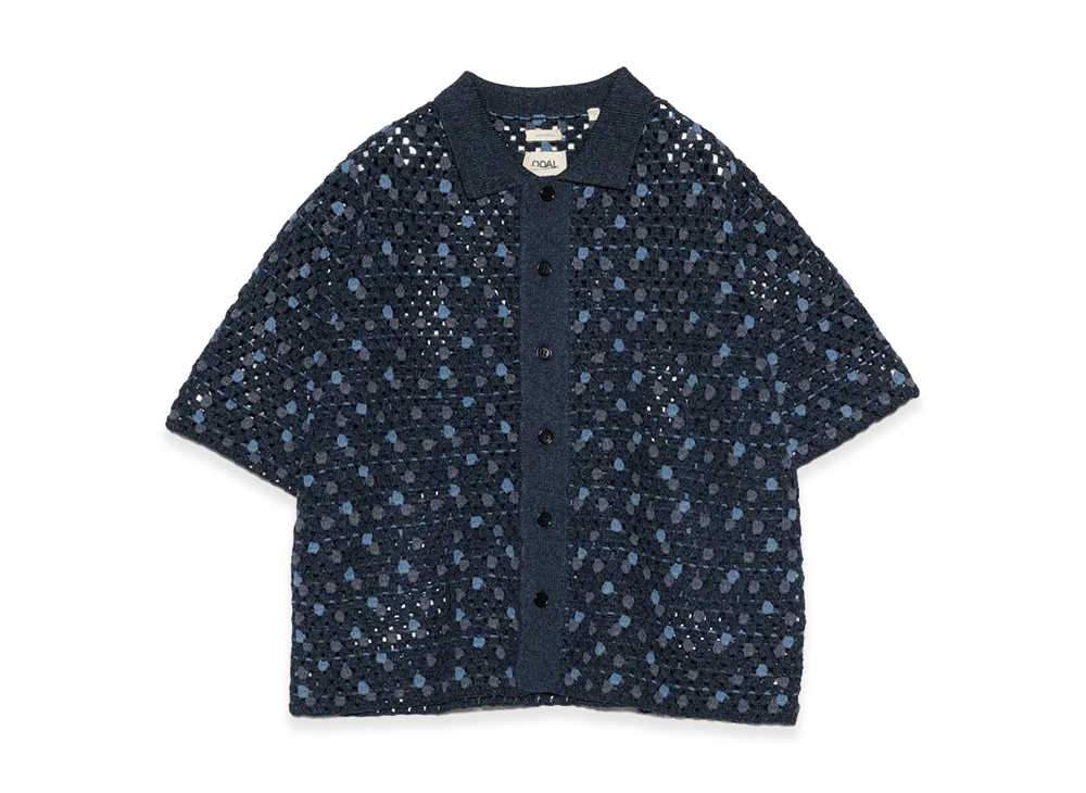 nanamica Knit Shirt "Dark Navy"