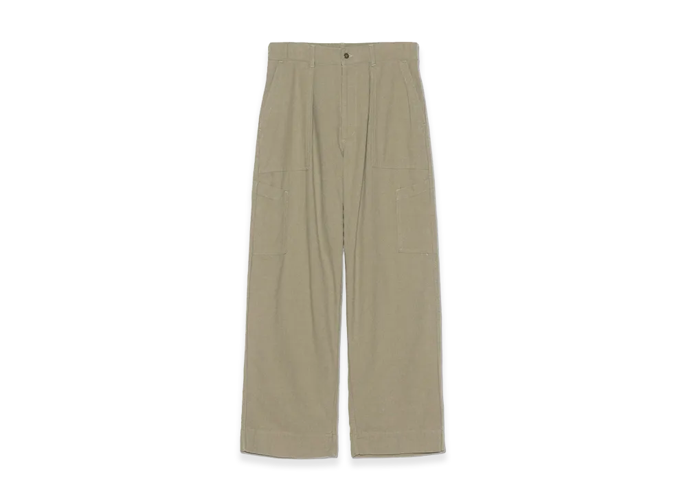 nanamica Silk Nep Cotton Twill Deck Pants "Khaki Beige"