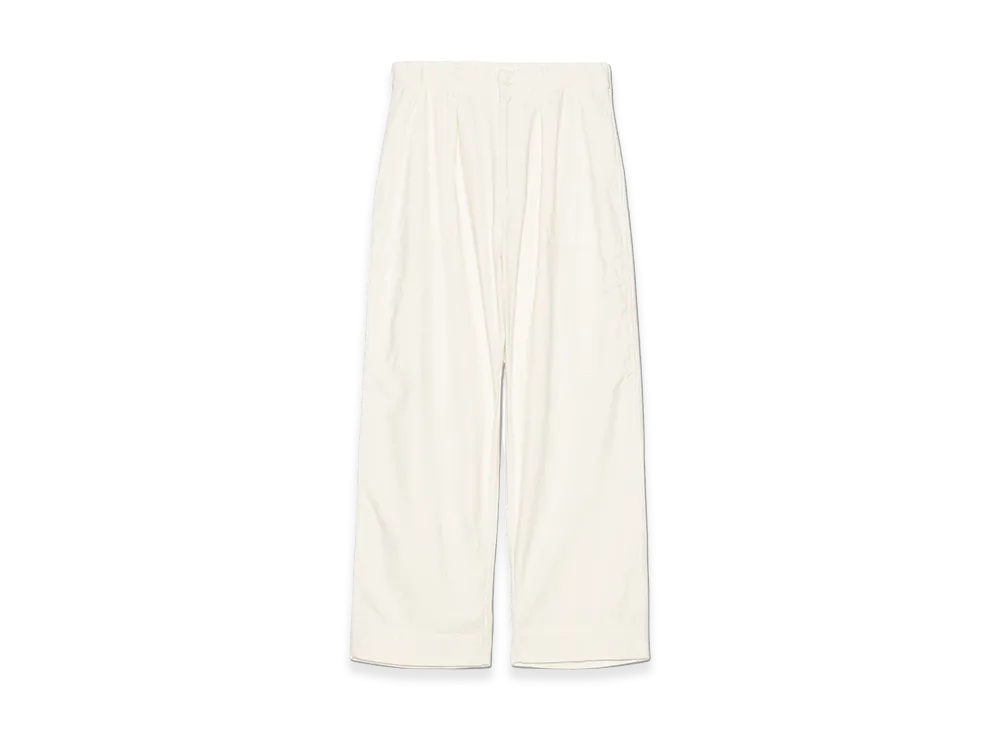 nanamica Silk Nep Cotton Twill Deck Pants "Off White"