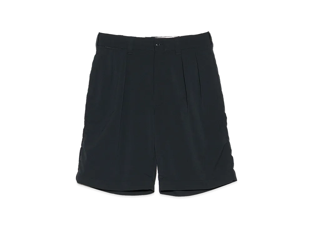 nanamica Alphadry Double Pleat Shorts "Dark Navy"