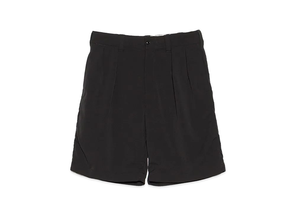 nanamica Alphadry Double Pleat Shorts "Black"