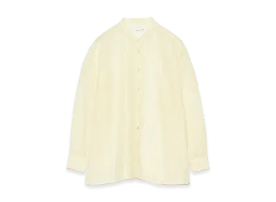 nanamica Band Collar Shirt "Ecru"