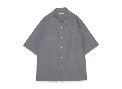 nanamica Regular Collar S/S Shirt "Navy"