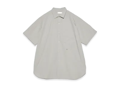 nanamica Regular Collar Wind S/S Shirt "Gray"