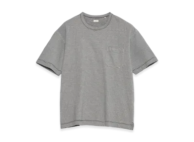 nanamica Micro Stripe Pocket Tee "Navy/White"