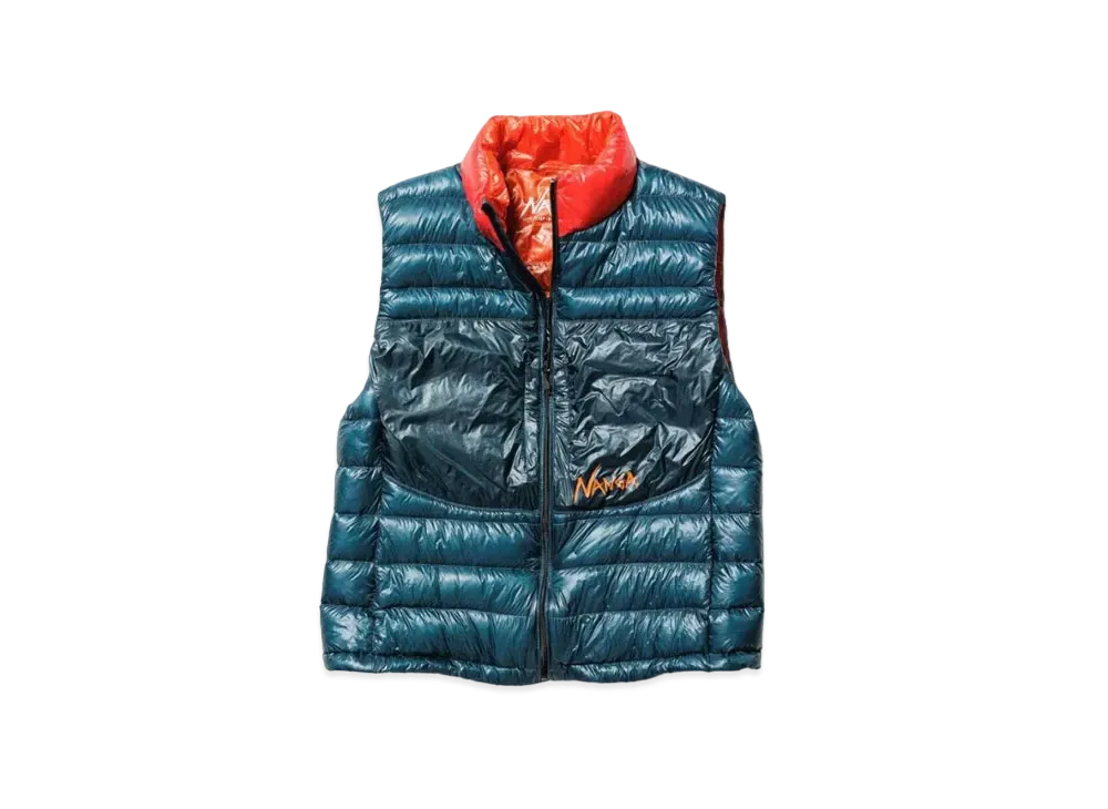 NANGA Aerial Down Vest Packable "Navy"