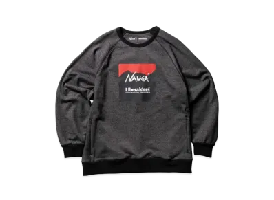 NANGA x Liberaiders Eco Hybrid Sweat Shirt "Black"
