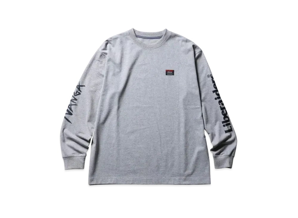NANGA x Liberaiders Eco Hybrid L/S Tee "Grey"