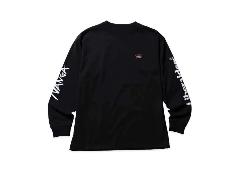 NANGA x Liberaiders Eco Hybrid L/S Tee "Black"