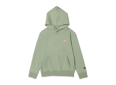NANGA Eco Hybrid Mini Box Logo Kids Sweat Hoodie(Kids) "Sage"