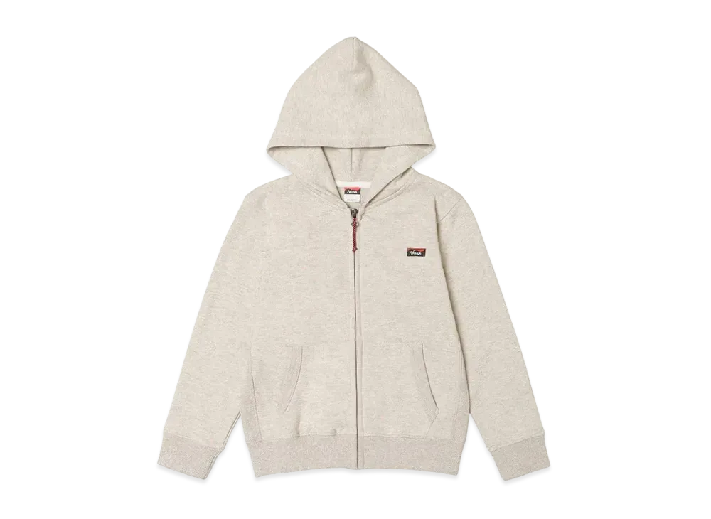 NANGA Eco Hybrid Kids Sweat Zip Parka(Kids) "Oatmeal"