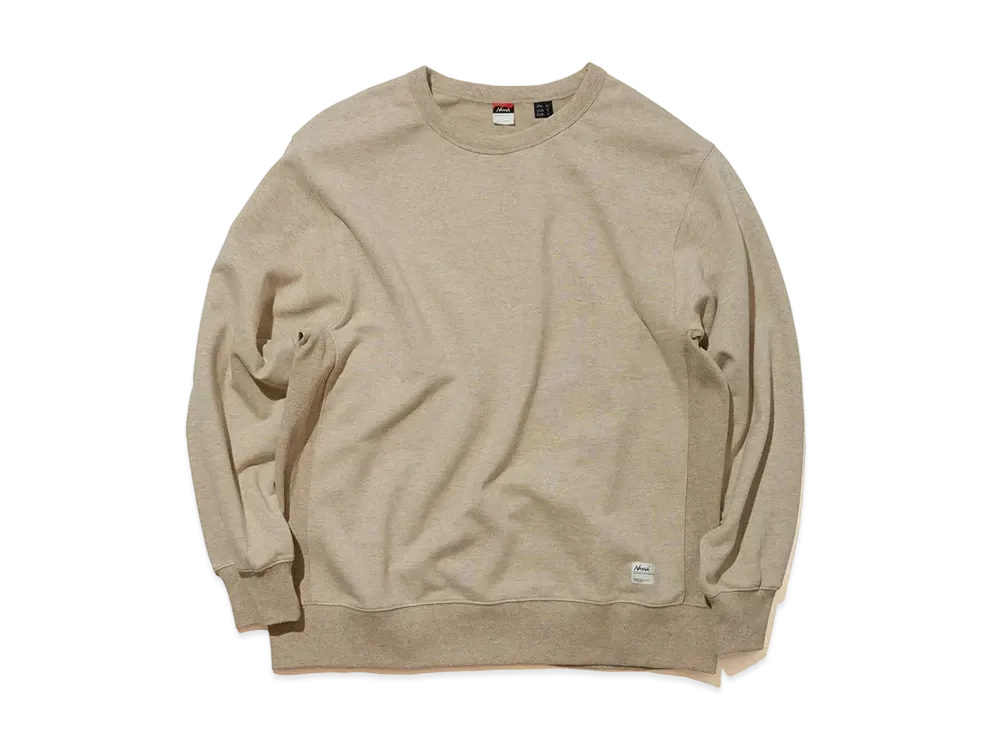 NANGA Eco Hybrid Sweatshirt(Men) "Oatmeal"