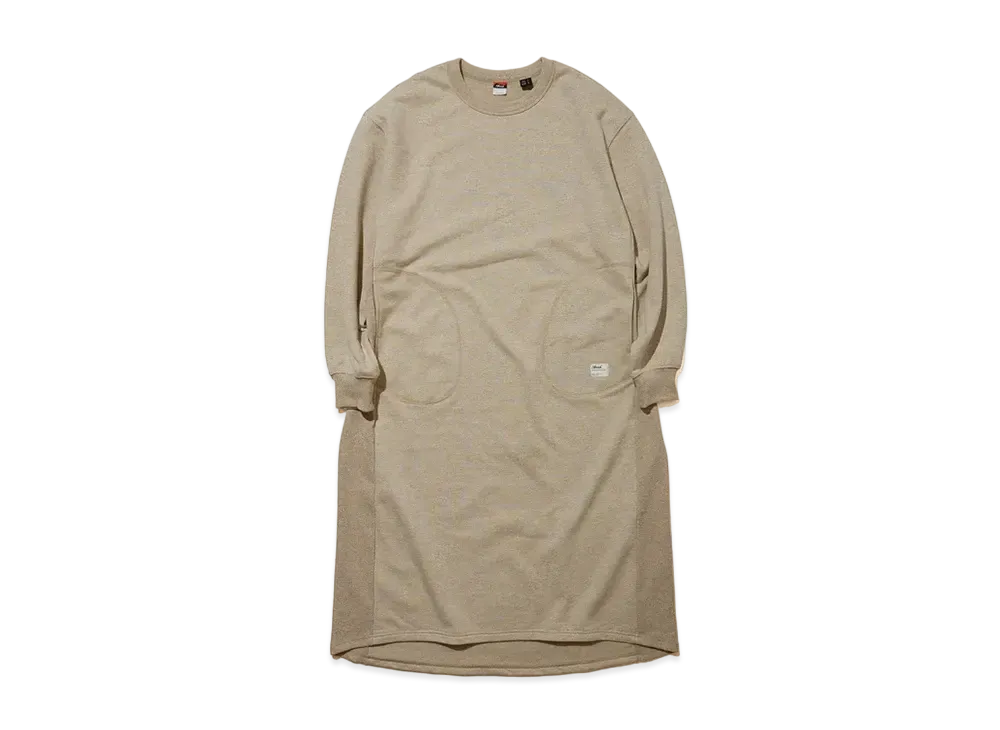 NANGA Women's Eco Hybrid Crew Neck One Piece "Oatmeal"