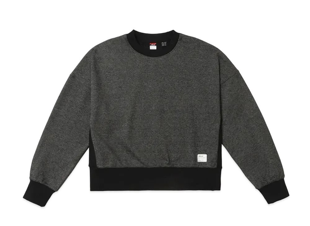 NANGA Women's Eco Hybrid Sweatshirt "Blk"