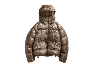 NANGA x 18East Hooded Range Down Jacket "Brown"