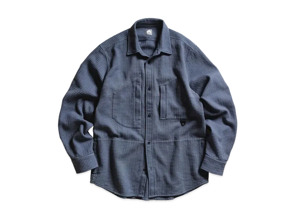 NANGA x 18East Tizi Mountain Shirt "Blue"