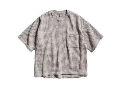 NANGA x 18East Hirock Half Sleeve Crewneck "Grey"