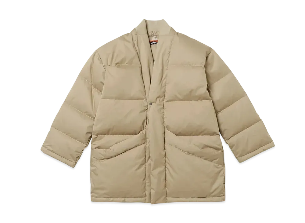 NANGA Cotton Peach Down Hanten(Men) "Beige"