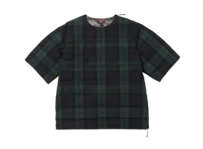 NANGA Cotton Peach Down Oversized Tee(Unisex) "Black Watch"