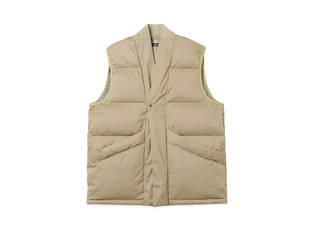 NANGA Cotton Peach Down Hanten Vest(Men) "Beige"