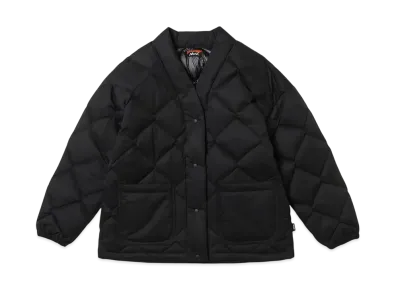 NANGA Women's Cotton Peach Down Hanten Jacket "Black"