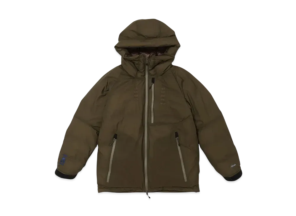 NANGA x Tacoma Fuji Records Exclusive Down Jacket(Unisex) "Khaki"