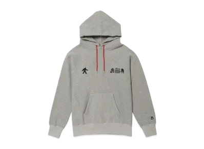 NANGA x Tacoma Fuji Records Bigfoot Survey Project Logo Hoodie(Unisex) "Gray"