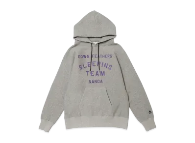 NANGA x Tacoma Fuji Records Down Feathers Sleeping Team Hoodie(Unisex) "H.Gray"