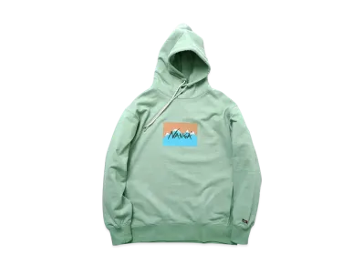 NANGA x Jerry Ukai Eco Hybrid Logo Hoodie(Unisex) "Sage"