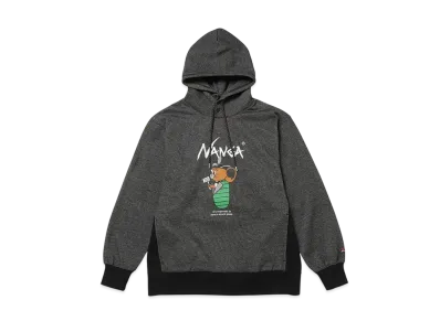 NANGA x Jerry Ukai Eco Hybrid Sleeping Jerry Marquez Hoodie(Unisex) "Blk"
