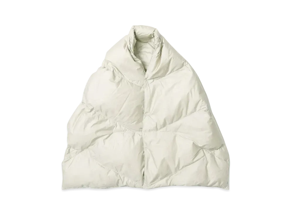 NANGA Down Poncho Muffler "Ivory"