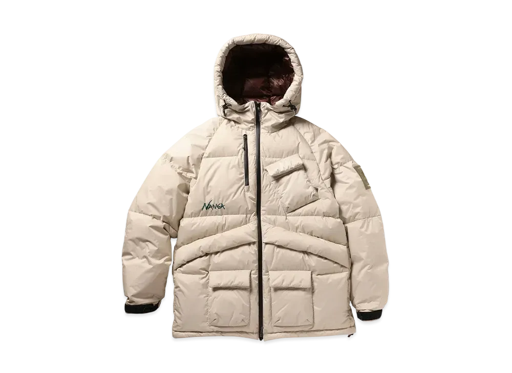 NANGA x Liberaiders Aurora Tactical Down Jacket "Ivory"