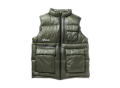 NANGA x Liberaiders Ripstop Nylon Down Vest "Olive"