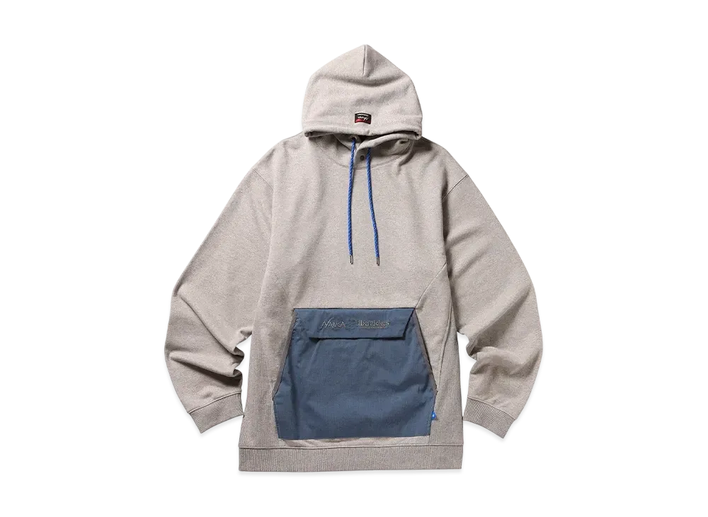 NANGA x Liberaiders Eco Hybrid Hoodie "Light Grey"