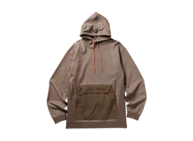 NANGA x Liberaiders Eco Hybrid Hoodie "Brown"