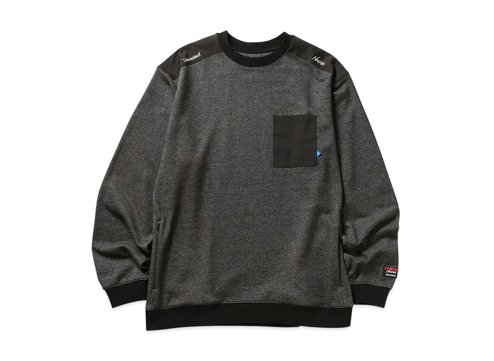 NANGA x Liberaiders Eco Hybrid Sweatshirt "Black"