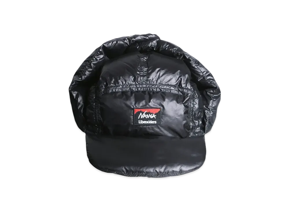 NANGA x Liberaiders Ripstop Nylon Down Cap "Black"